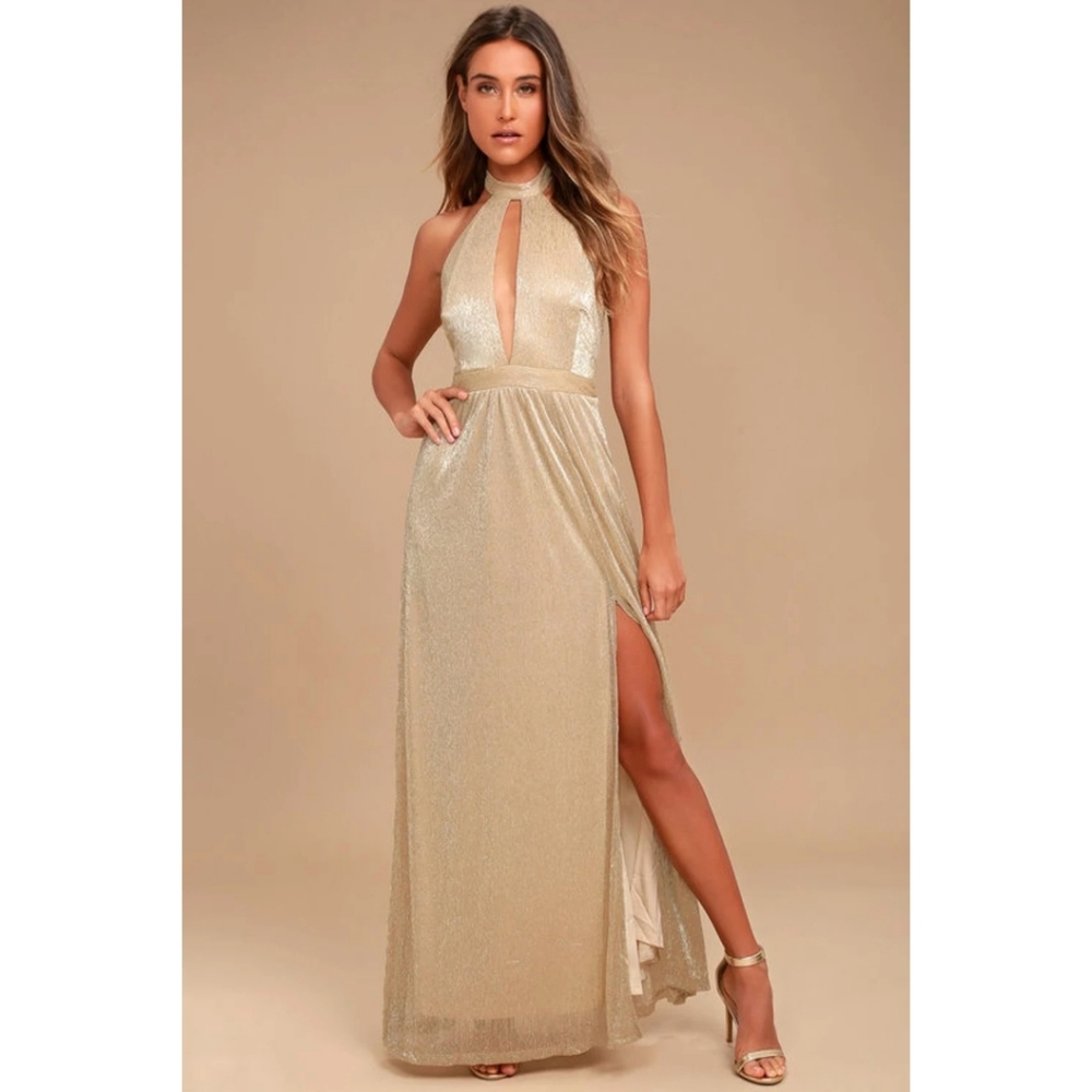 Lulus's Be a Star Alter Dress Maxi Size Large